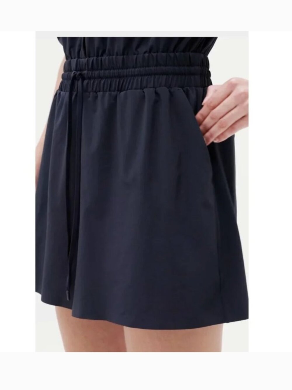 Athleta Navy Blue Romper Medium EUC MP - Picture 3 of 13